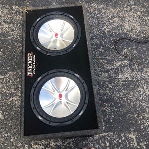 Two 12’ kicker speakers